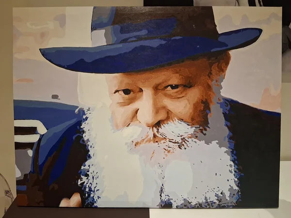 Nummora customer with their finished painting