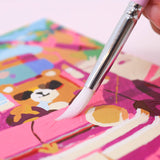 Essential 6-piece multisize paint brush set with wooden handles