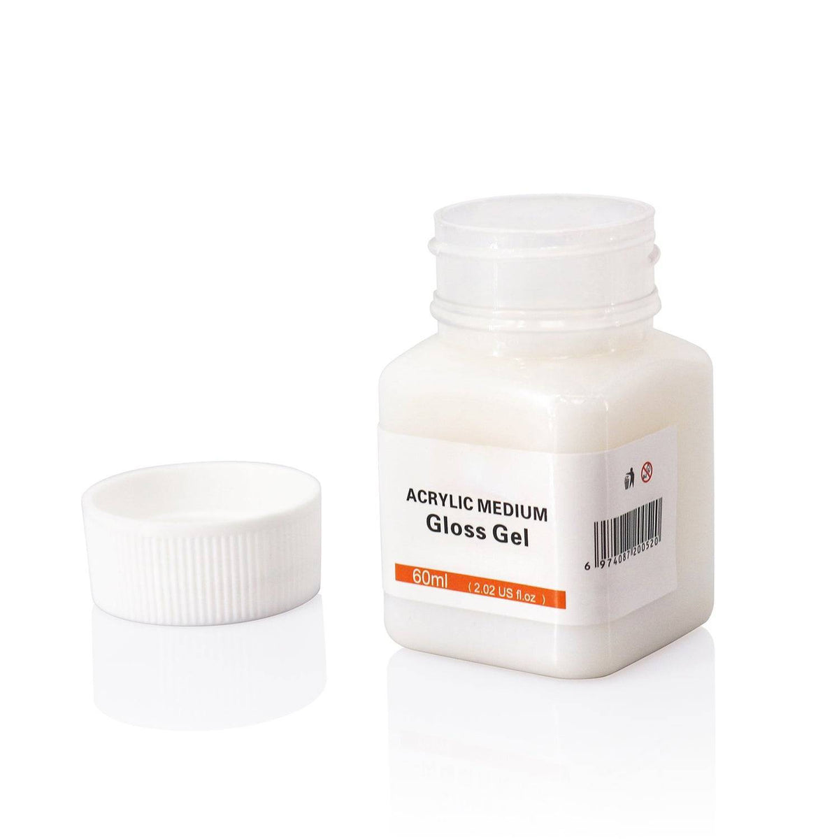 Acrylic gloss gel medium for paint by numbers