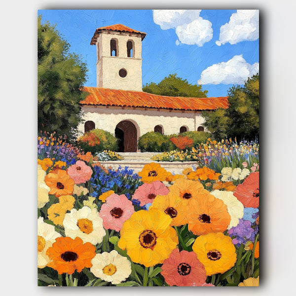 Floral Villa – Paint by Numbers