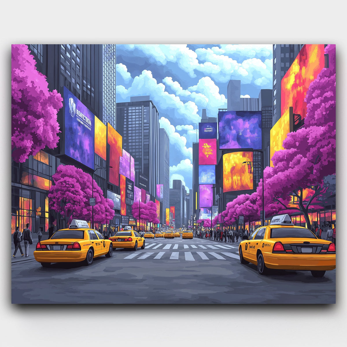 Vivid Streets of New York – Paint by Numbers