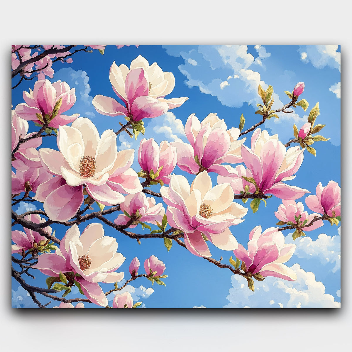 Skyward Magnolia Symphony – Paint by Numbers
