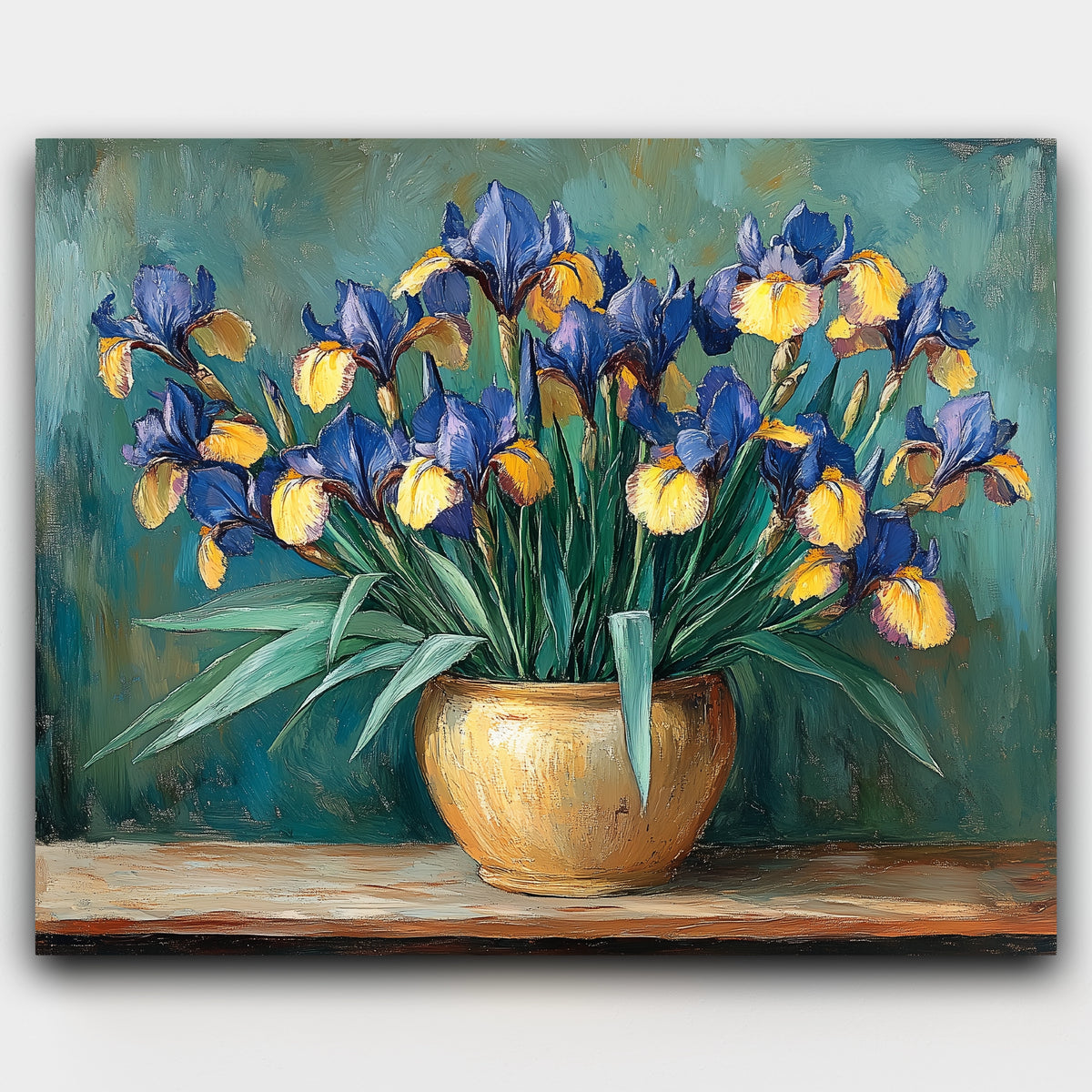 Blooming Irises