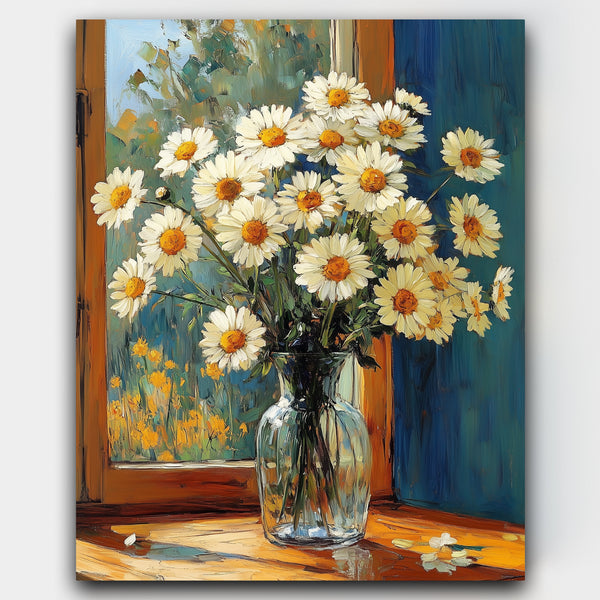 Sunlit Daisies