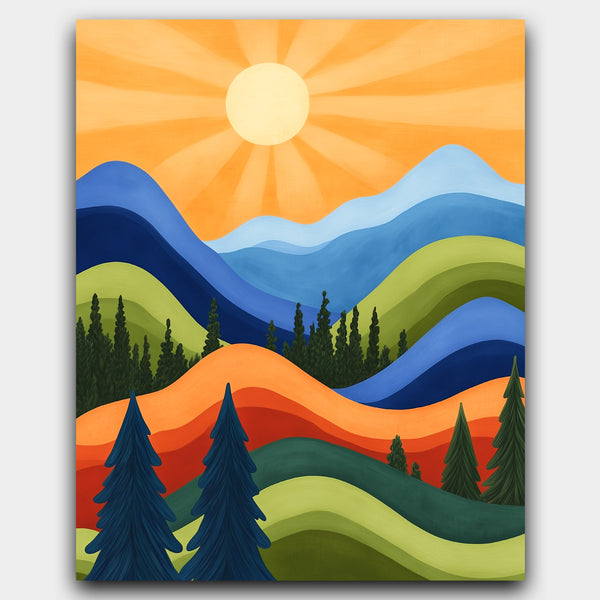 Vibrant Mountain