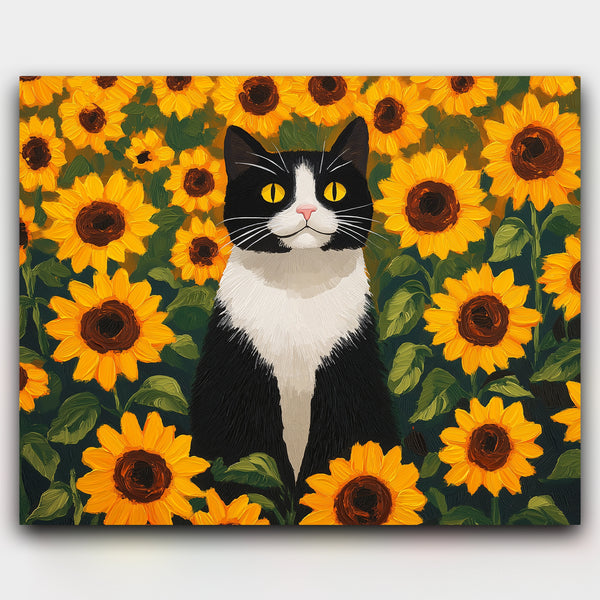 Cat in a Golden Sea