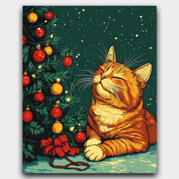 Purrfect Christmas Glow