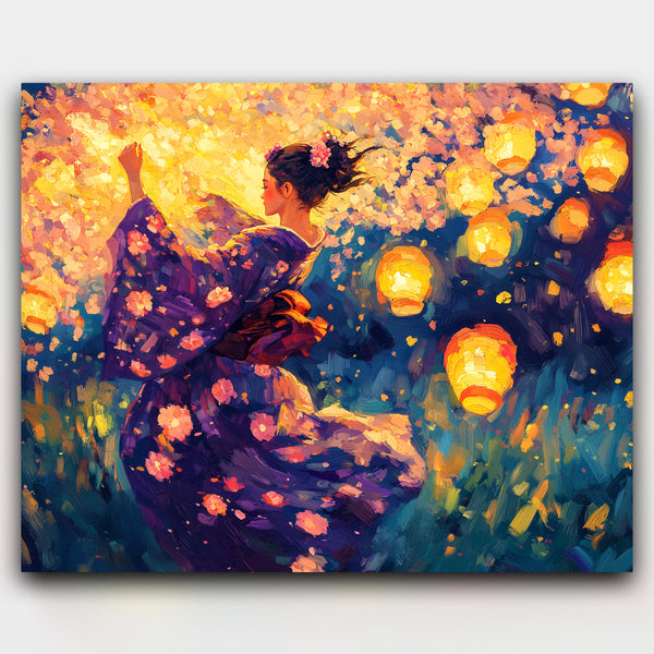 Kimono in Moonlight
