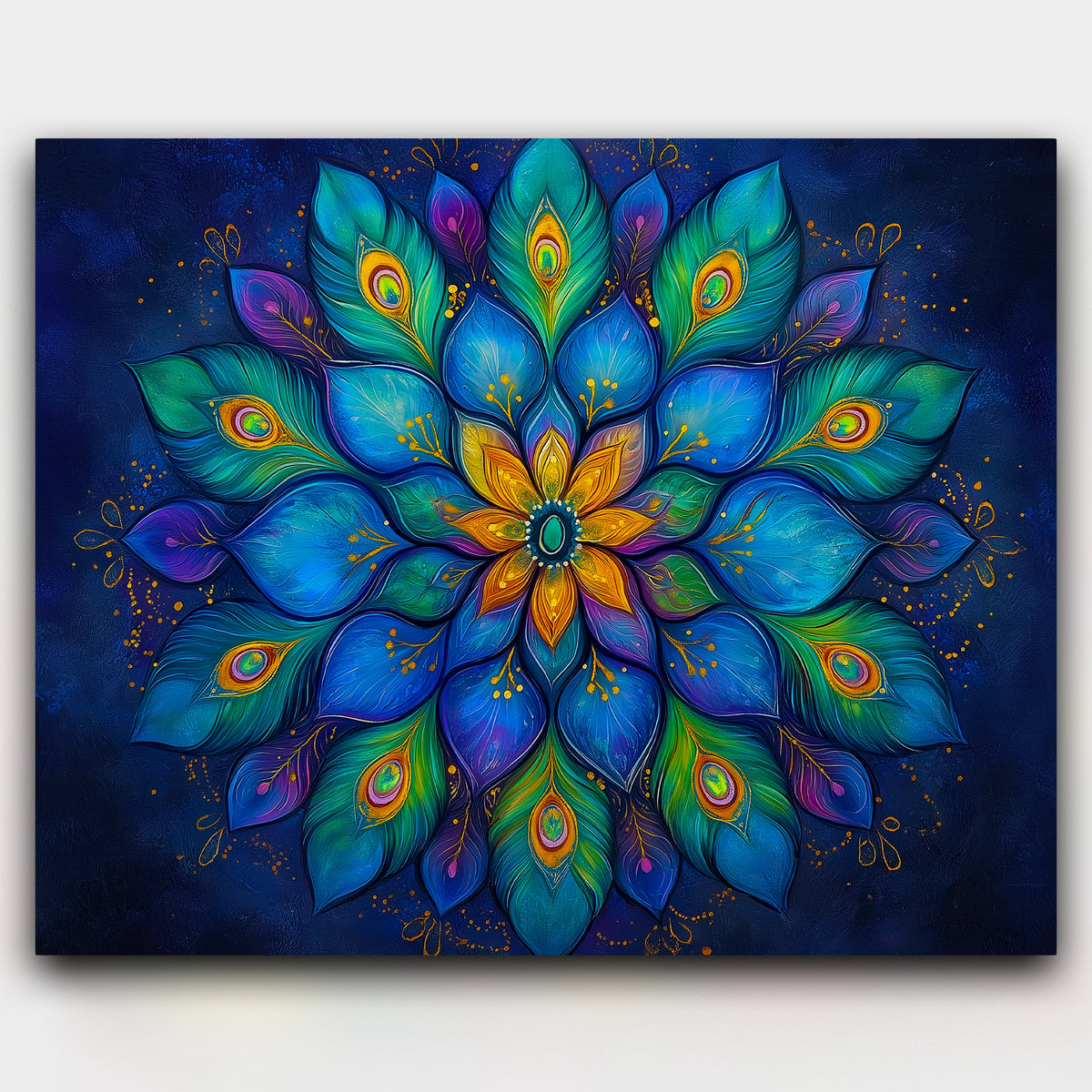 Peacock’s Radiant Mandala