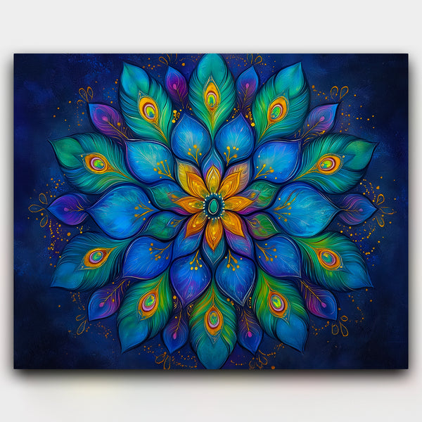 Peacock’s Radiant Mandala