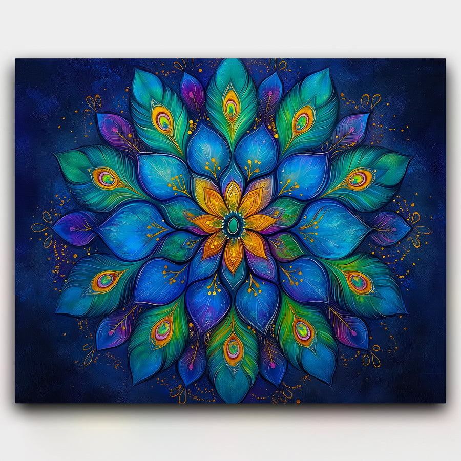 Peacock’s Radiant Mandala