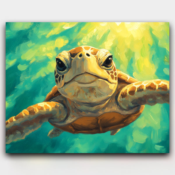 Sea Turtle Portrait