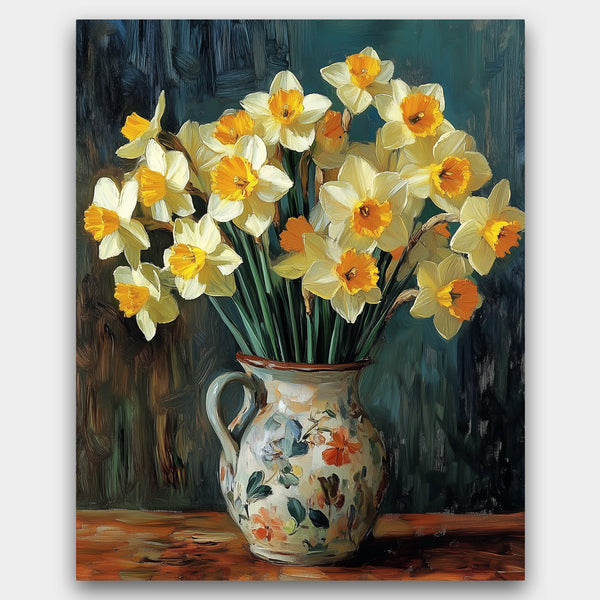 Daffodils in Porcelain