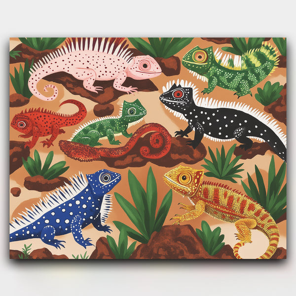 Kaleidoscope of Lizards