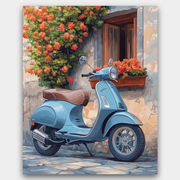Vespa in Bloom