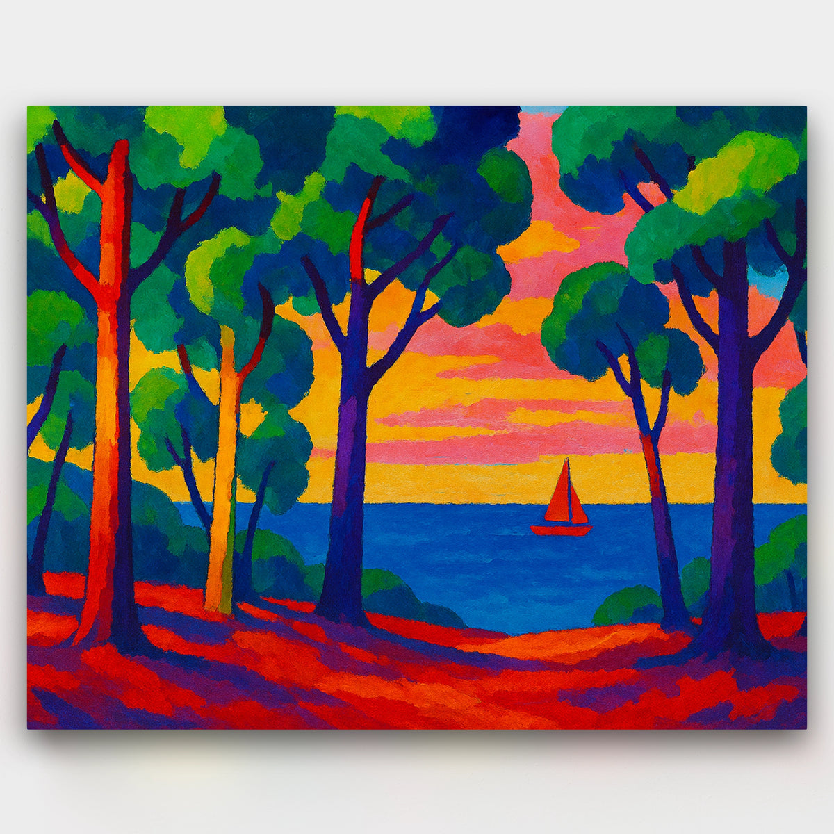 Sailing Through Fauvist Dreams