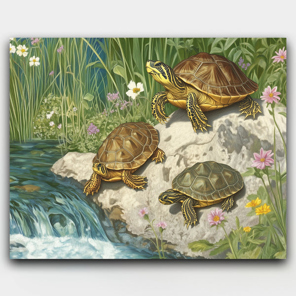 Sunbathing Turtles