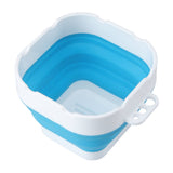 Collapsible silicone brush washer for artists