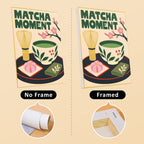 Kyoto Posters mini canvas shown rolled without a frame and pre-stretched on a frame