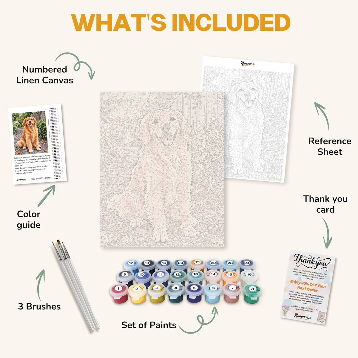 Custom Paint by Numbers Kit