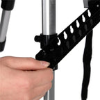 Lightweight aluminum folding easel for paint by numbers with its carrying bag