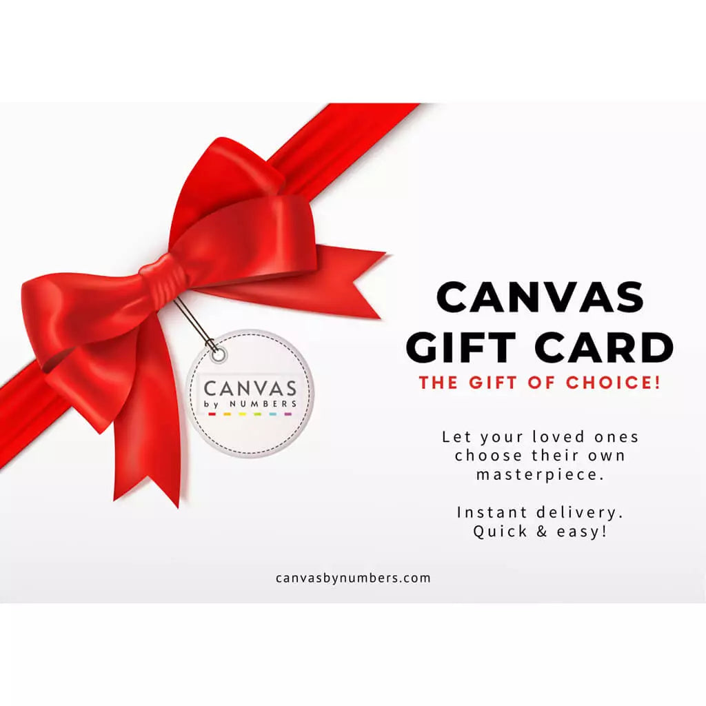 Canvas by Numbers Gift Card