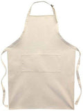 Professional apron keeping clothes clean during a paint by numbers project