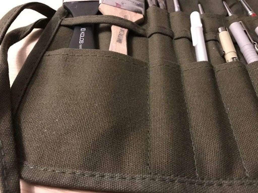 Roll Up Canvas Paint Brush Case For Artists-Paint by Numbers for Adults-Canvas by Numbers