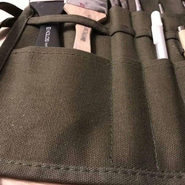 Roll Up Canvas Paint Brush Case For Artists-Paint by Numbers for Adults-Canvas by Numbers